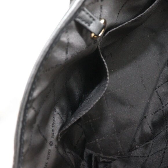 Michael Kors Jet set travel Tote Bag 35F1GTVT2L graphic logo black PVC Women - Picture 11 of 12